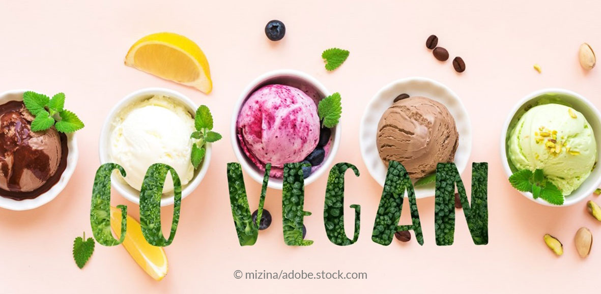Veganes Eis wird immer beliebter.